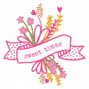 Good Life Oct 21_Flowers-Sweet Time Sticker