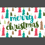 The Good Life: December 2021 Pocket Cards_JC_Merry Christmas 4x6