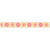 Thanksgiving Stickers & Tape_Washi Tape- Peach Pink Flowers