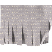 Thanksgiving Elements #2: Scrap Thankful Paper Fringe