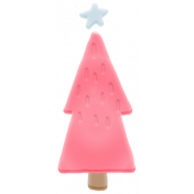Good Life: December 2021 Elements- Rubber Christmas Tree Pink
