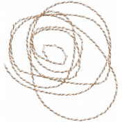 Good Life: December 2021 Elements- String Brown White Twine