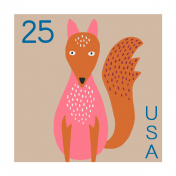 The Good Life December 2021 Collage Kit- Postage Stamp 1