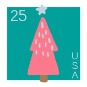 The Good Life December 2021 Collage Kit- Postage Stamp 2