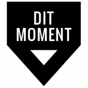 Dutch Black & White Labels- Dit Moment