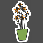 Good Life: January 2022- Sticker Flowers