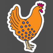 Good Life: January 2022- Sticker Rooster