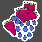 Good Life: January 2022- Sticker Strawberries