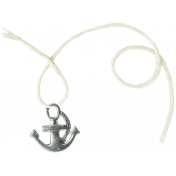 Blend It anchor charm with string