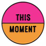 The Good Life: February 2022 Elements- enamel label 6 this moment