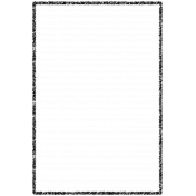 The Good Life: January 2022 Elements - glitter frame 01 black