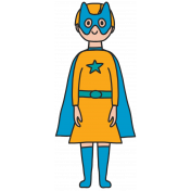 Draw It Kit #3 Superhero Kids- superhero 2C