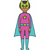 Draw It Kit #3 Superhero Kids- superhero 3C