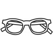 Mix & Match Illustrations- Glasses template