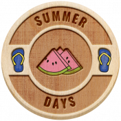 The Good Life: June 2022 Elements- Badge Summer Days