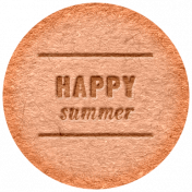 Good Life: July 2022 Elements- Label, Happy Summer
