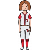 Draw It Kit #9- Baseball Kids- Kid 15D