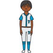 Draw It Kit #9- Baseball Kids- Kid 16B