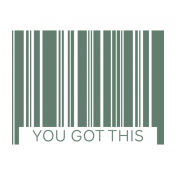 The Good Life: August 2022 Collage- Barcode You got this