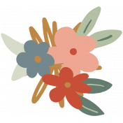 Good Life: August 2022 Stickers- Flower Cluster 3