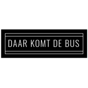 Dutch Black & White Labels Kit #3- Label 39 Daar komt de bus