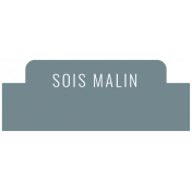 Good Life August 2022: Label Français- Sois Malin (Blue Tab)