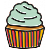 The Good Life: September 2022 Baking Elements- Enamel cupcake