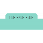 Good Life November 2022: Dutch Label- Herinneringen (Teal Tab)