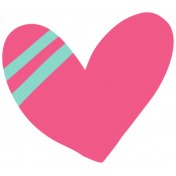 Good Life November 2022: Sticker- Pink Heart