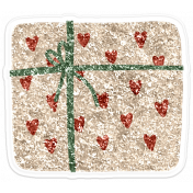 GL22 December Christmas Textured Sticker 14