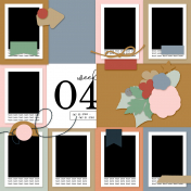 The Good Life: March & April 2023 Pocket Layout Template 2
