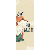 Good Life Mar 23_Travelers Notebook Cards-3x8 Card-Fox-Pure Magic