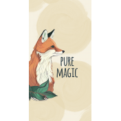 Good Life Mar 23_Travelers Notebook Cards-TN Card-Fox-Pure Magic