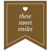 Good Life March & April 2023 Stickers: Label- These Sweet Smiles