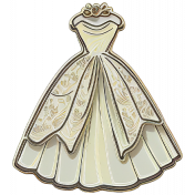 The Good Life: March & April 2023 Wedding Elements- Enamel pin wedding dress