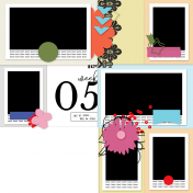 The Good Life: May & June 2023 Pocket Layout Template 1