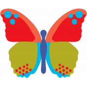 The Good Life: May & June 2023 Sticker butterfly 2