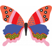 The Good Life: May & June 2023 Sticker butterfly