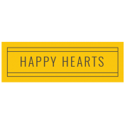 Good Life: July & August 2023 Labels- Happy Hearts