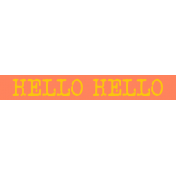 Good Life: July & August 2023 Labels- Hello Hello