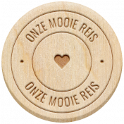 The Good LIfe: July & August 2023 Dutch Word Art- Wood Onze Mooie Reis