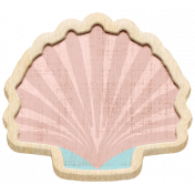 Water World Textured Sticker 2: Seashell 