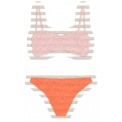 Water World Textured Sticker 9: Bikini / Bathing Suit