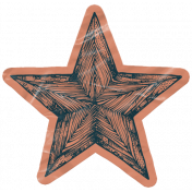 This Is Spooky Elements: Plastic Sticker- Star 1