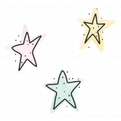 Supernova Sticker stars