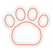 Cats Word Art Sticker 1 