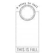 12 Days of Fall Card 5 BW travelers notebook
