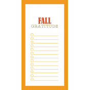 12 Days of Fall Card 6 Color Travelers Notebook