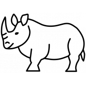 Animal Icon Template Rhino