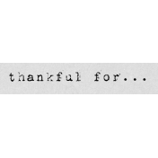 Autumn Art Word Snippet- Thankful For